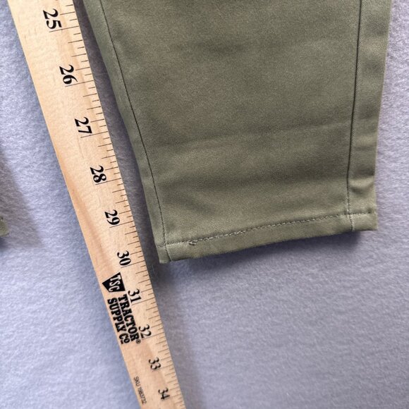 Levi Strauss Signature Green Pull On Skinny Jeans Womens Size 6L W28 L32 NWT - Picture 5 of 13